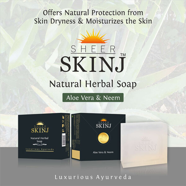 Natural Luxury Premium Herbal Soap AloeVera & Neem