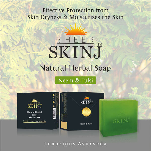 Natural luxury Premium Herbal Soap Neem & Tulsi