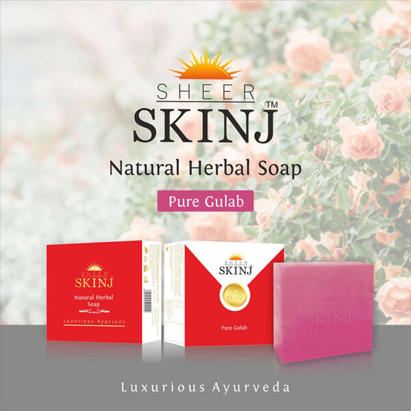 Natural Luxury Premium Herbal Soap Pure Gulab