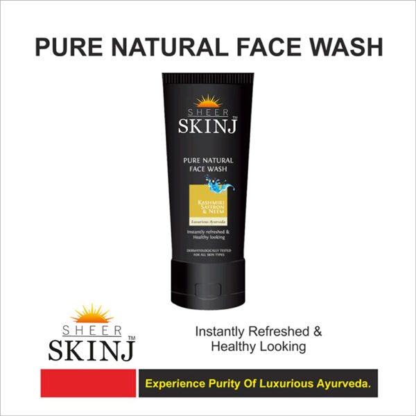 Pure Natural Face Wash KASHMIRI SAFFRON & NEEM