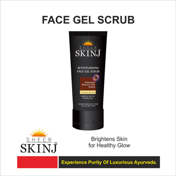 FACE GEL SCRUB Kashmiri Walnuts