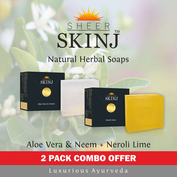 Natural Luxury Premium Herbal Soaps AloeVera-Neem & Neroli Lime