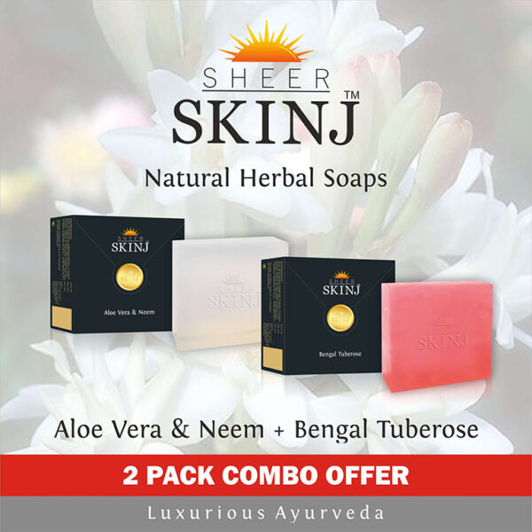 Natural Luxury Premium Herbal Soaps AloeVera-Neem & Bengal Tuberose