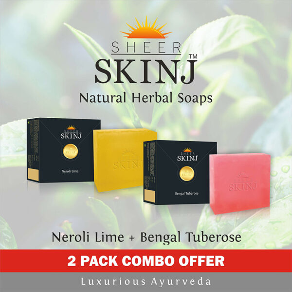 Natural Luxury Premium Herbal Soaps Neroli Lime & Bengal Tuberose