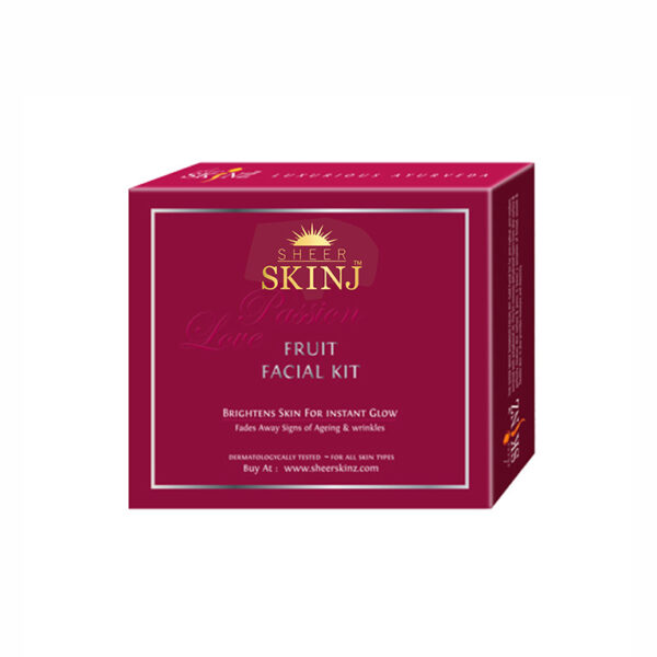 SHEER SKINJ PASSION LOVE FRUIT FACIAL KIT