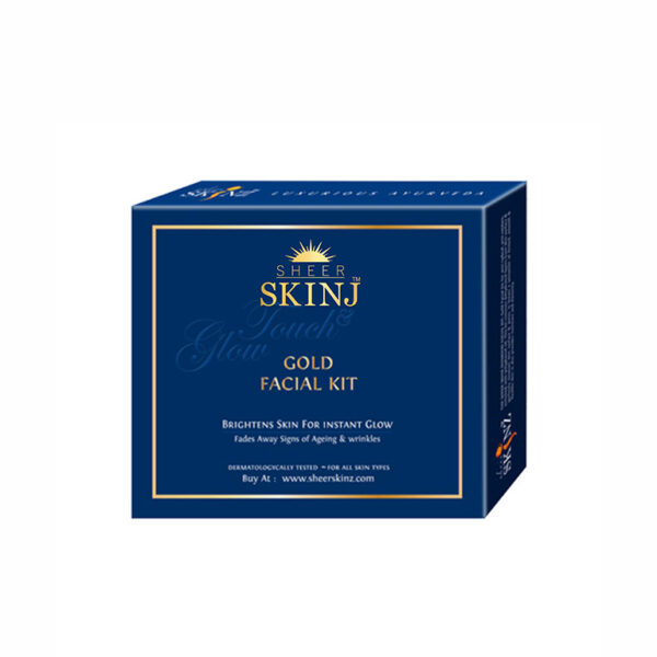 SHEER SKINJ TOUCH & GLOW GOLD FACIAL KIT