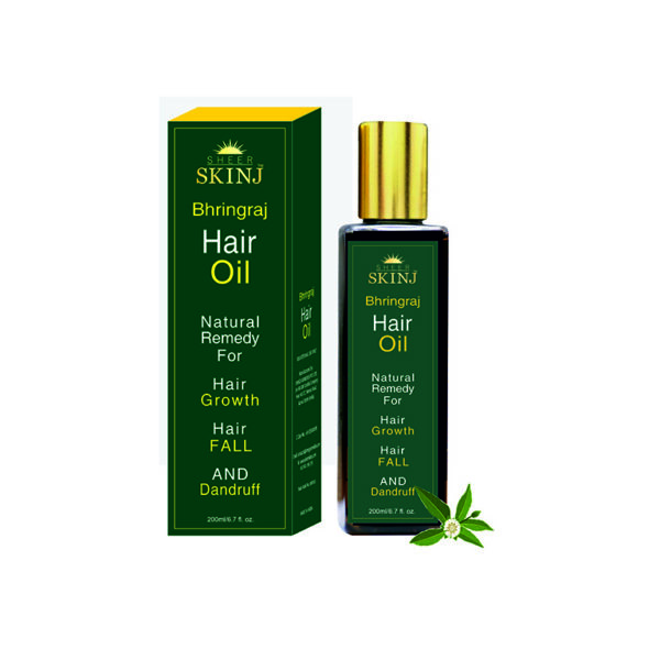 Sheer Skinj Bhringraj Head Massage Hair Care Ayurvedic Oil 200 ML